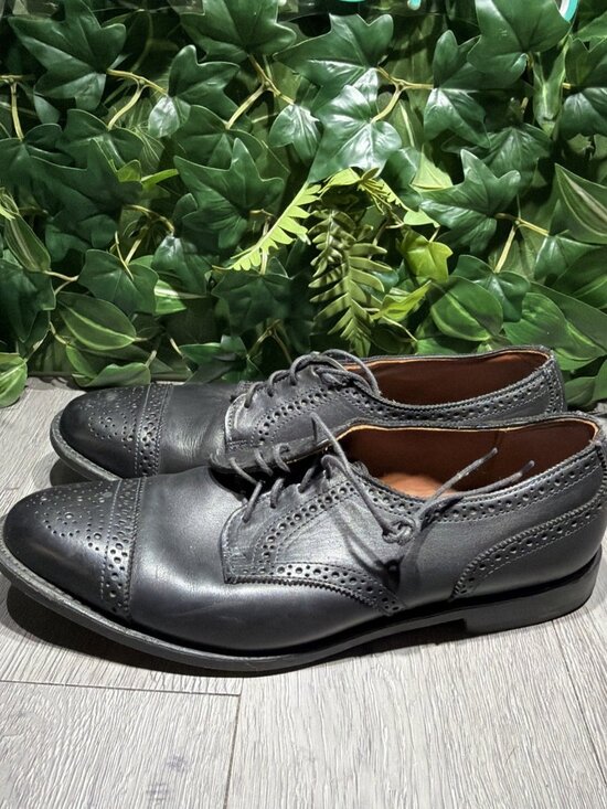 Allen Edmonds Men’s 11 D Sanford Oxblood Cap Toe Dress Shoes Made in USA main image 9
